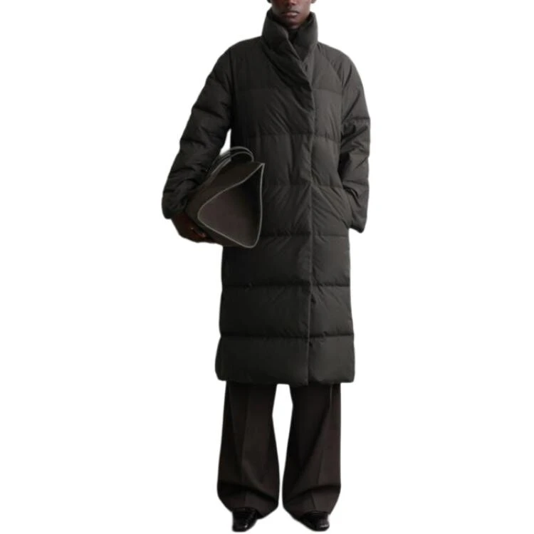 COS Down Jackets Women's Dark Brown Lapel Moderate Others