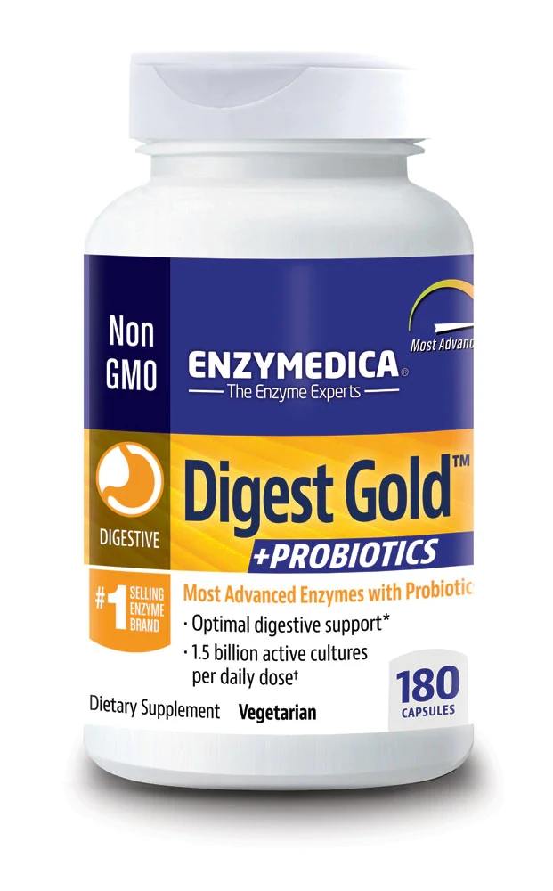 Digest Gold® + Probiotics, 90 Capsules