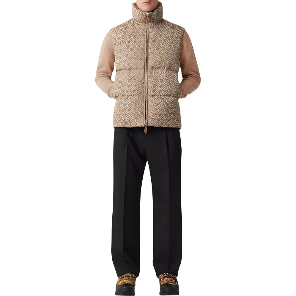 Burberry Monogram print Puffer Gilet
