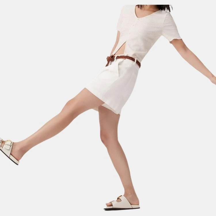 Levis Denim Shorts Women's White Moderate