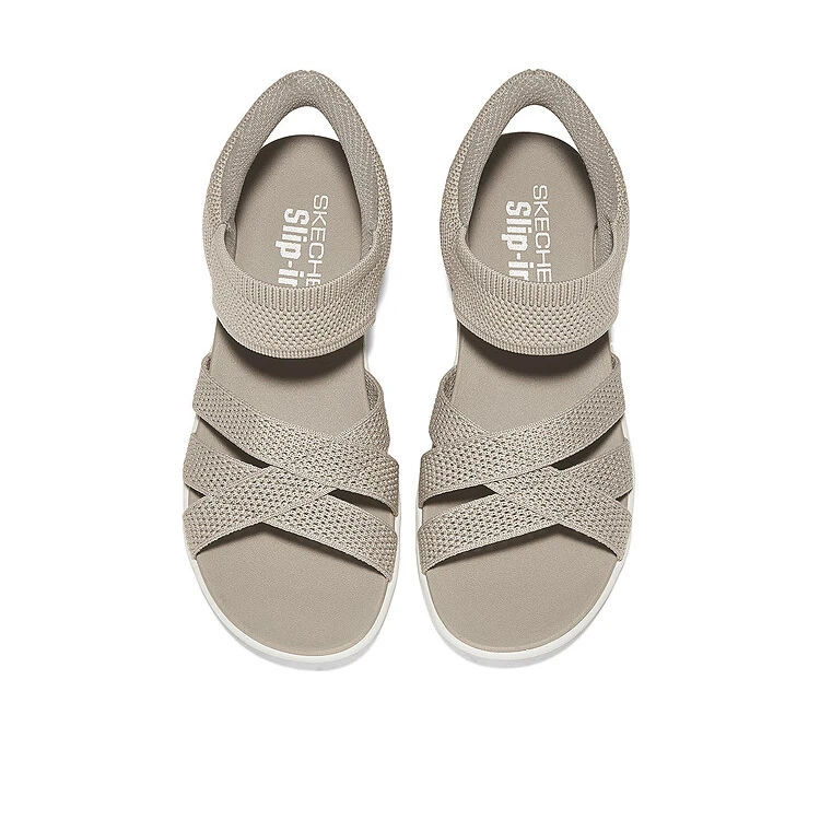 Skechers Beach Sandals Women's Taupe
