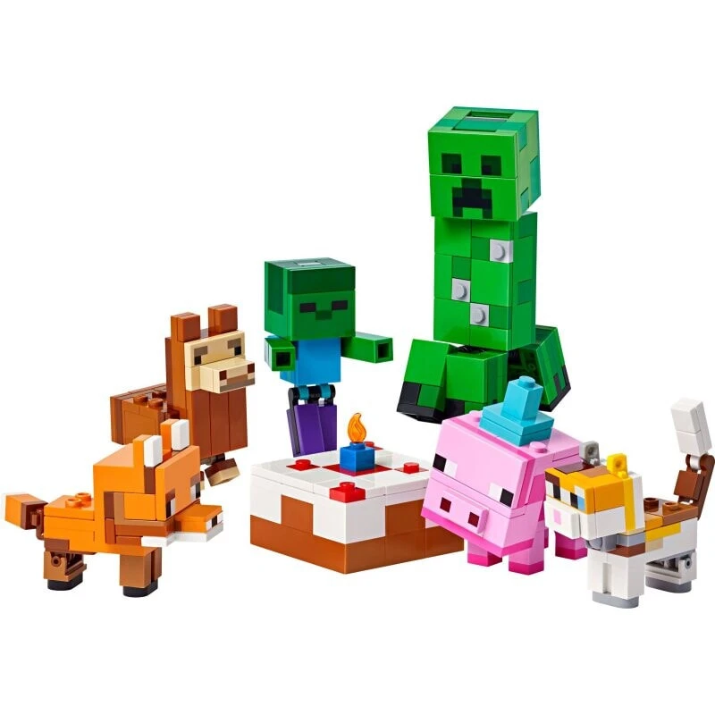 LEGO® Minecraft 21281 - Geburtstagsfeier des Babyschweins