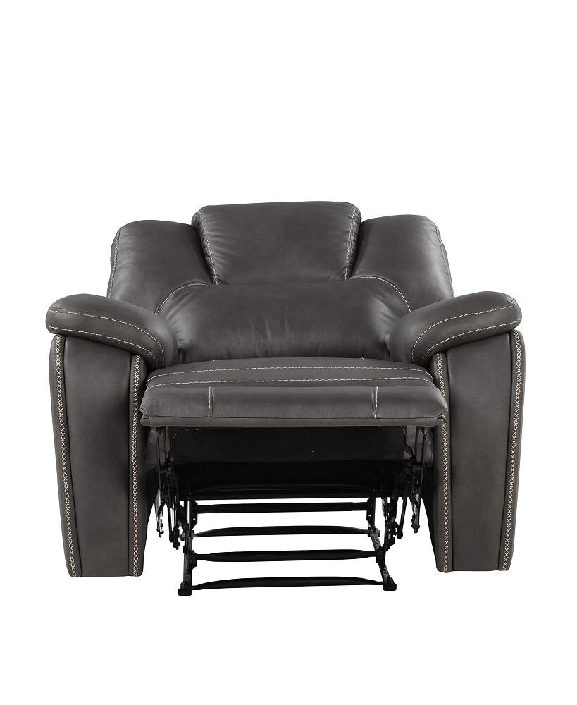 Steve Silver katrine 39" Manual Recliner - Charcoal