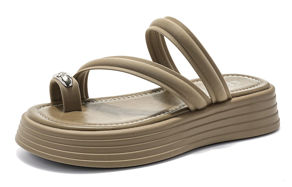 EBLAN Slide Slippers Women's Brown