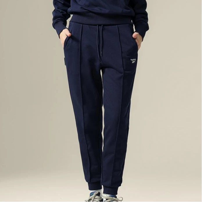 Reebok Knitted Sports Pants Women's Navy Blue