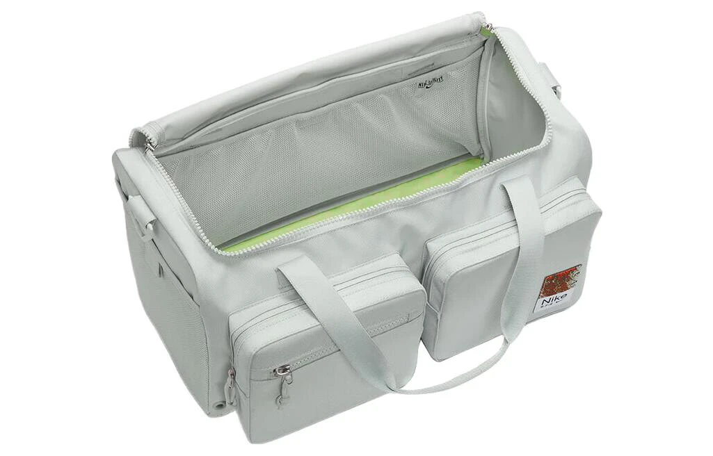 Nike Fabric Shoulder Bag Crossbody Bag Handbag Regular Unisex Gray