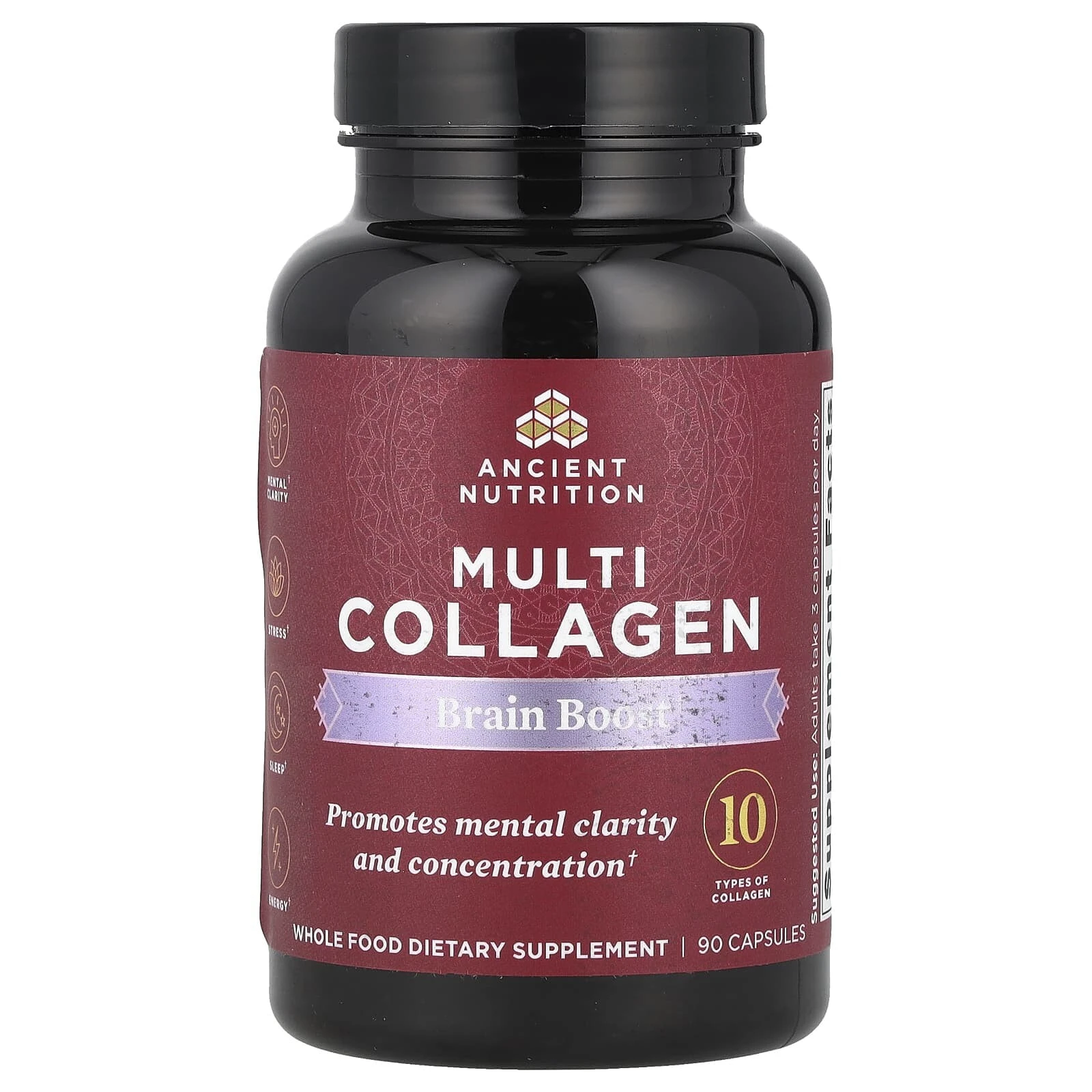 Multi Collagen, Brain Boost, 90 Capsules