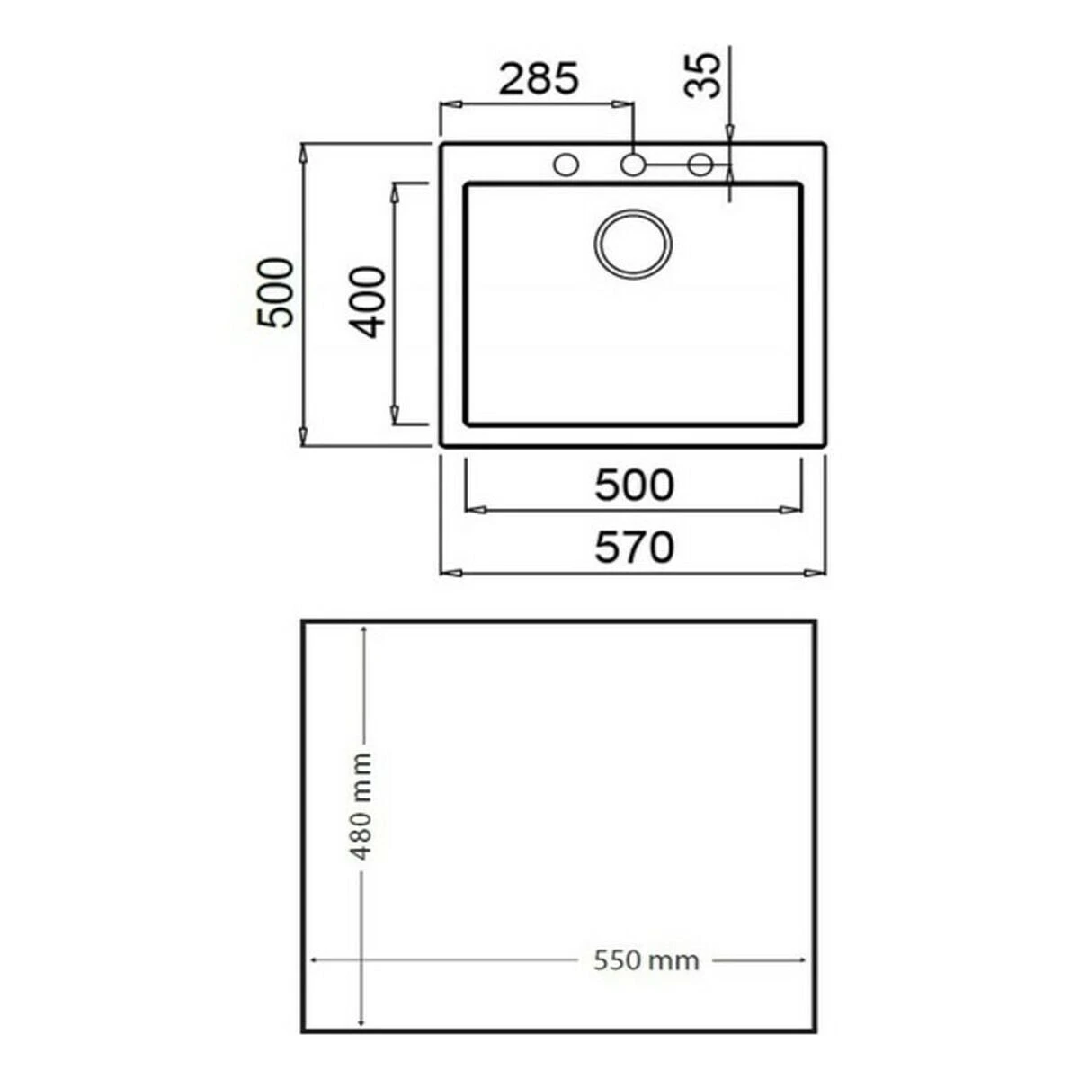 TEKA ForSquare 50.40 TG Rechteckig
