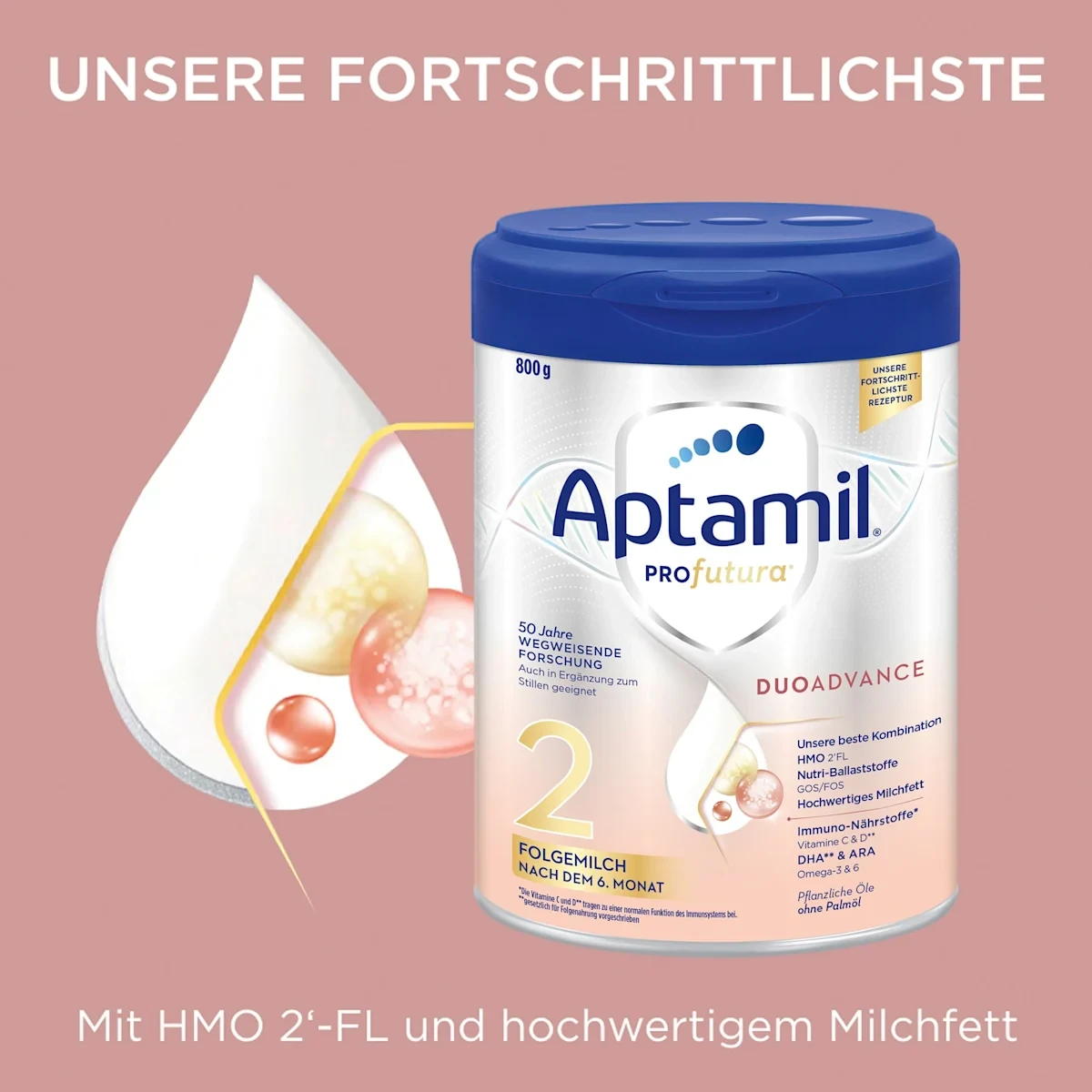 Folgemilch 2 Profutura Duo Advance, nach dem 6. Monat, 800 g
