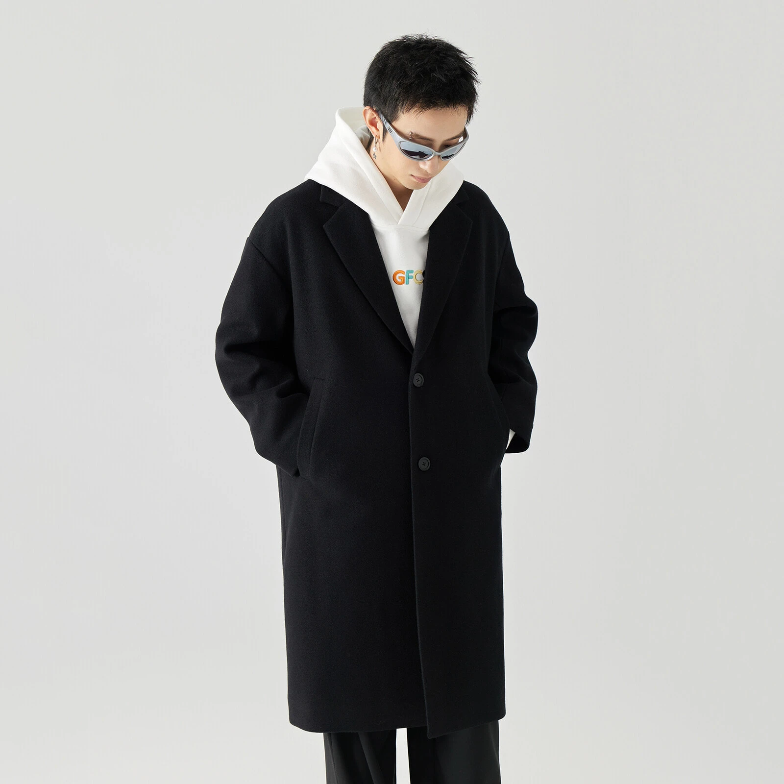 GOLFCROSS Trench Coats Coat Unisex