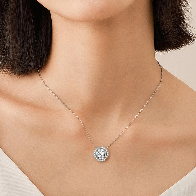 KADER S925 Silver Necklaces Women's Good Luck Box