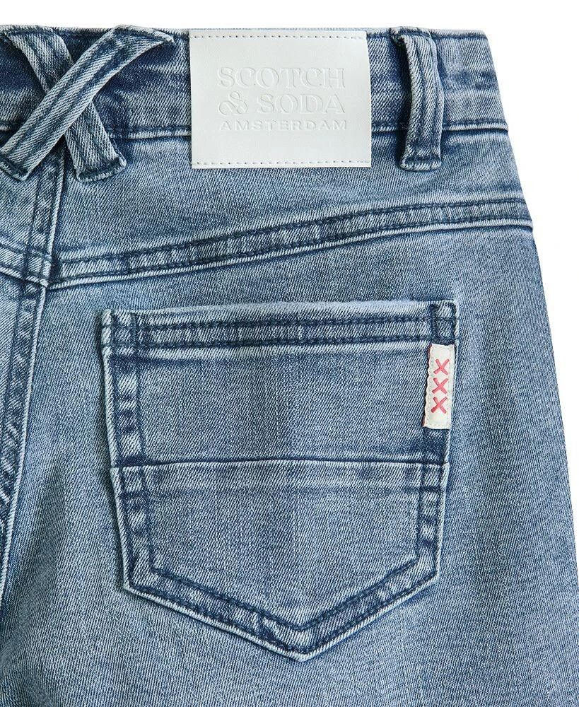 SCOTCH & SODA big Girls Stretch Slub Denim Jeans