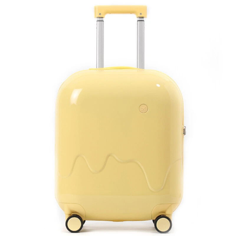 Lie North Abs+pc Suitcase Luggage 20 Inch, 24 Inch, 28 Inch Unisex White/Pink/Green/Yellow