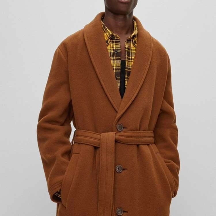 HUGO BOSS Coats Men's Rusty Copper