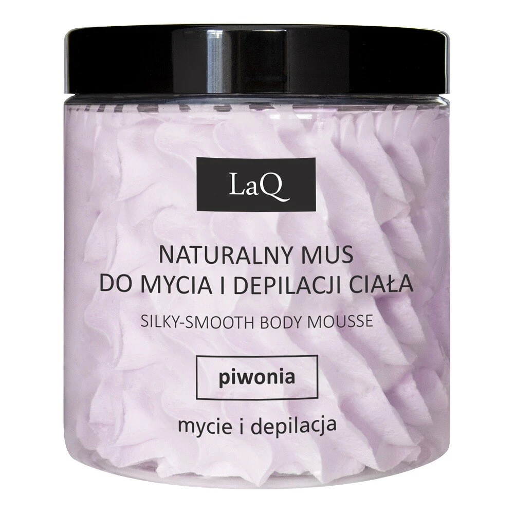 LaQ LaQ Naturalny mus do mycia i depilacji ciała Piwonia 250ml