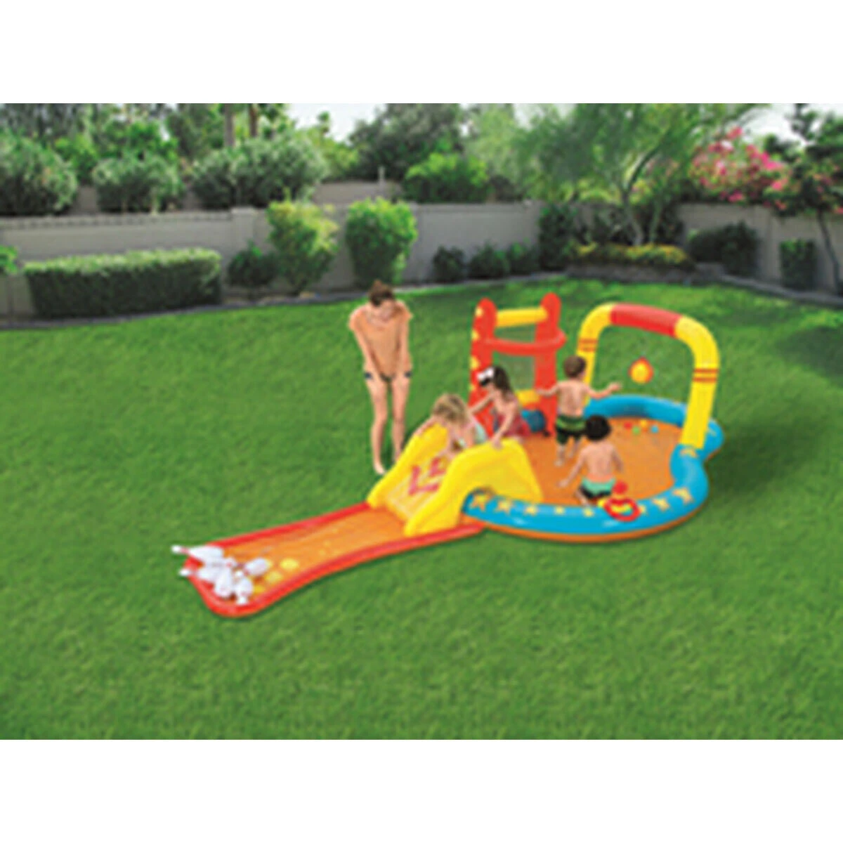 BESTWAY Lil´Champ 435x213x117 cm Ovales aufblasbares Planschbecken