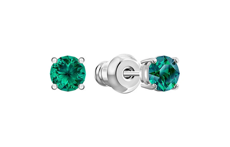 Swarovski Attract Rhodium plated Stud Earrings Women's