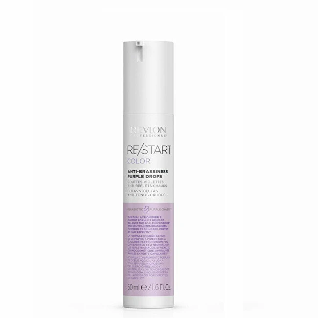 Purple drops for blonde hair Restart Color (Anti-Brassiness Purple Drops) 50 ml