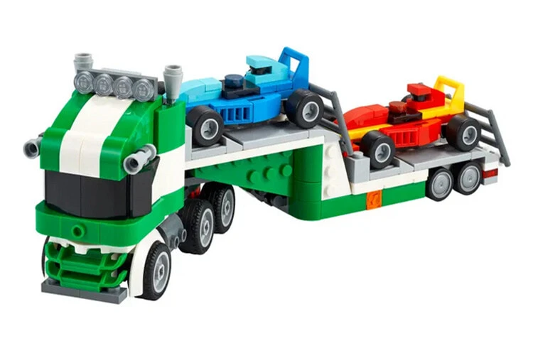 LEGO Creator 3 in 1 Car Model, Racing Transport Vehicle Plastic Building Blocks 301 600pcs 31113