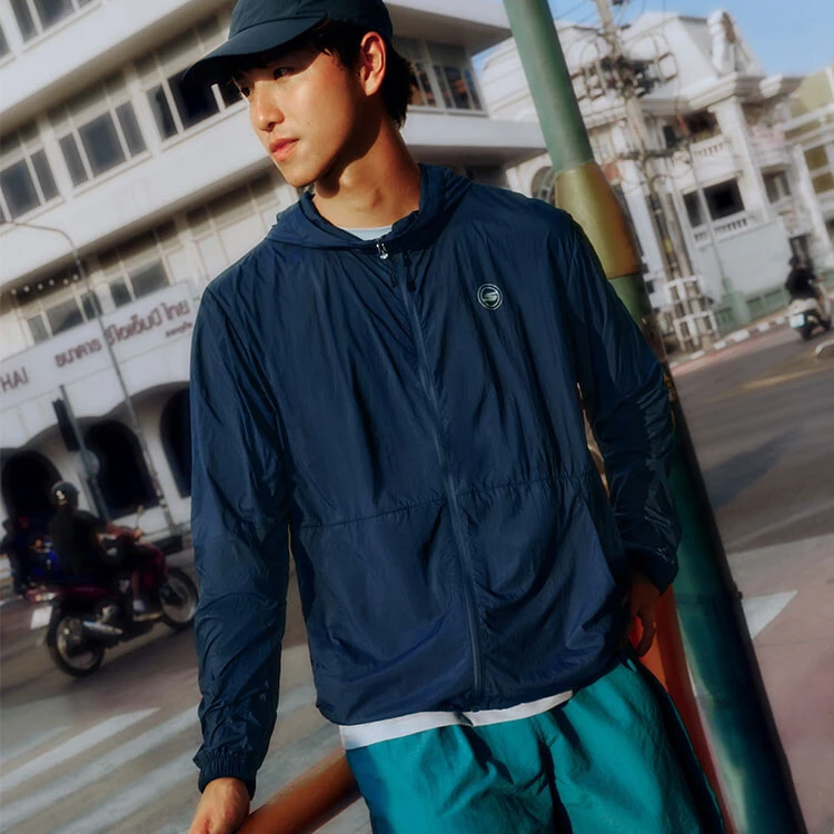 Skechers SS24 Quick Dry Cooling Sun Protection Clothing Men's Academy Navy