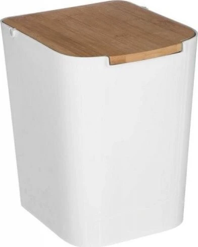 5 FIVE Baltik Bambus Badezimmer Mülleimer 5L
