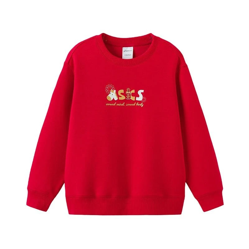 ASICS Kids Sweatshirts Crew Neck Moderate