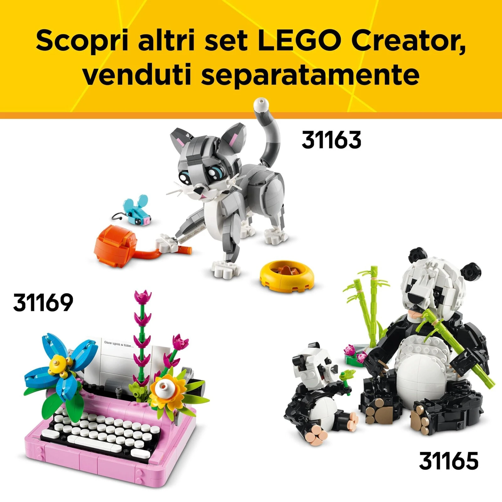 LEGO 3 In 1 Creator Cute Bunny Bauspiel