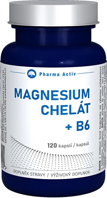 Magnesium Chelate + B6 120 capsules