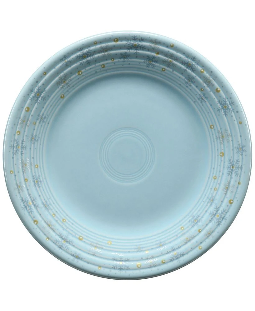 Fiesta sky Snowflake Classic Luncheon Plate, Exclusively at Macy’s