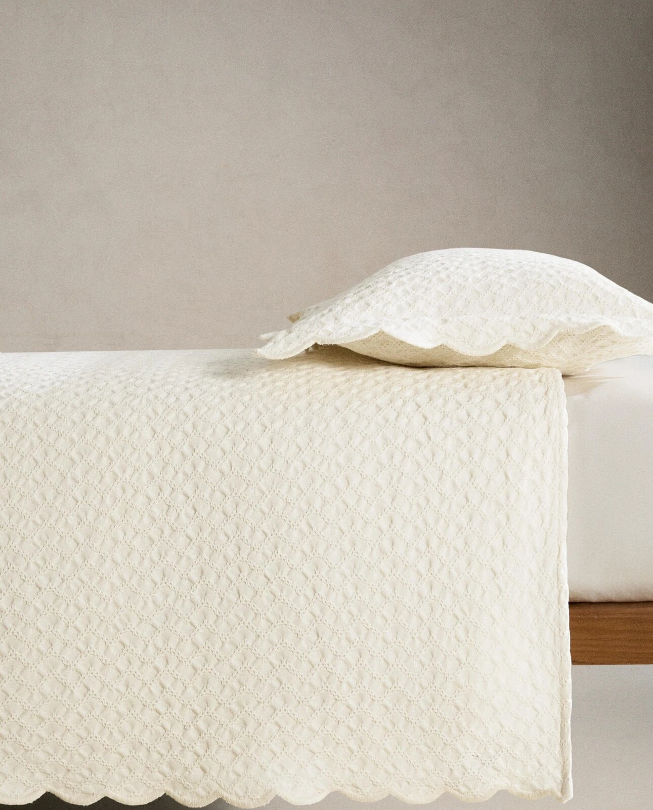 Children's mini waffle texture bedspread