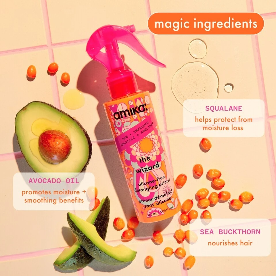 Amika The Wizard Silicone Free Detangling Primer