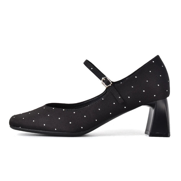 Beijiani Chunky Heel High Heels 6cm Women's