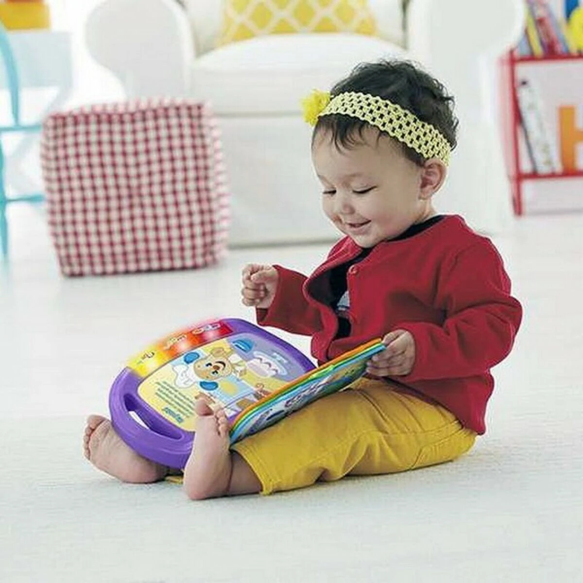 FISHER PRICE Lach-und Lernbilderbuch Spanisch
