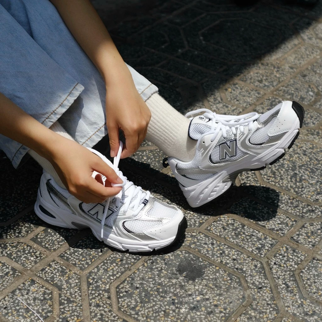 New Balance 530 White Natural Indigo GS