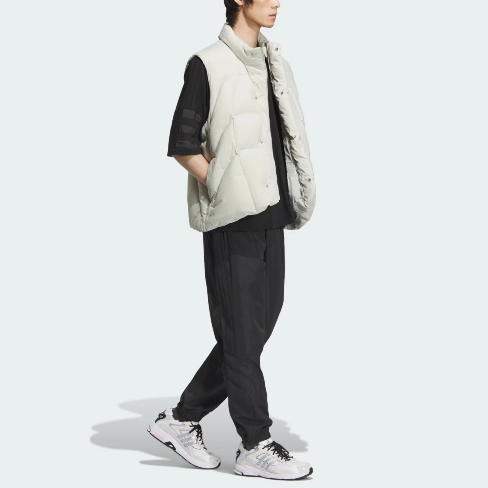 Adidas Originals FW24 THE DOWN VEST Vest Men's Silver Gray