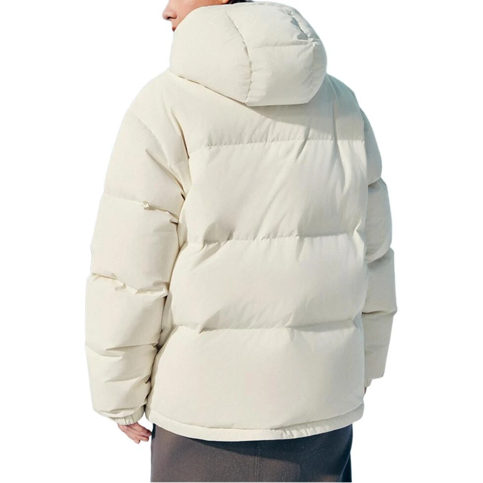 Skechers Sports League Collection Down Jacket Unisex Cream Beige White