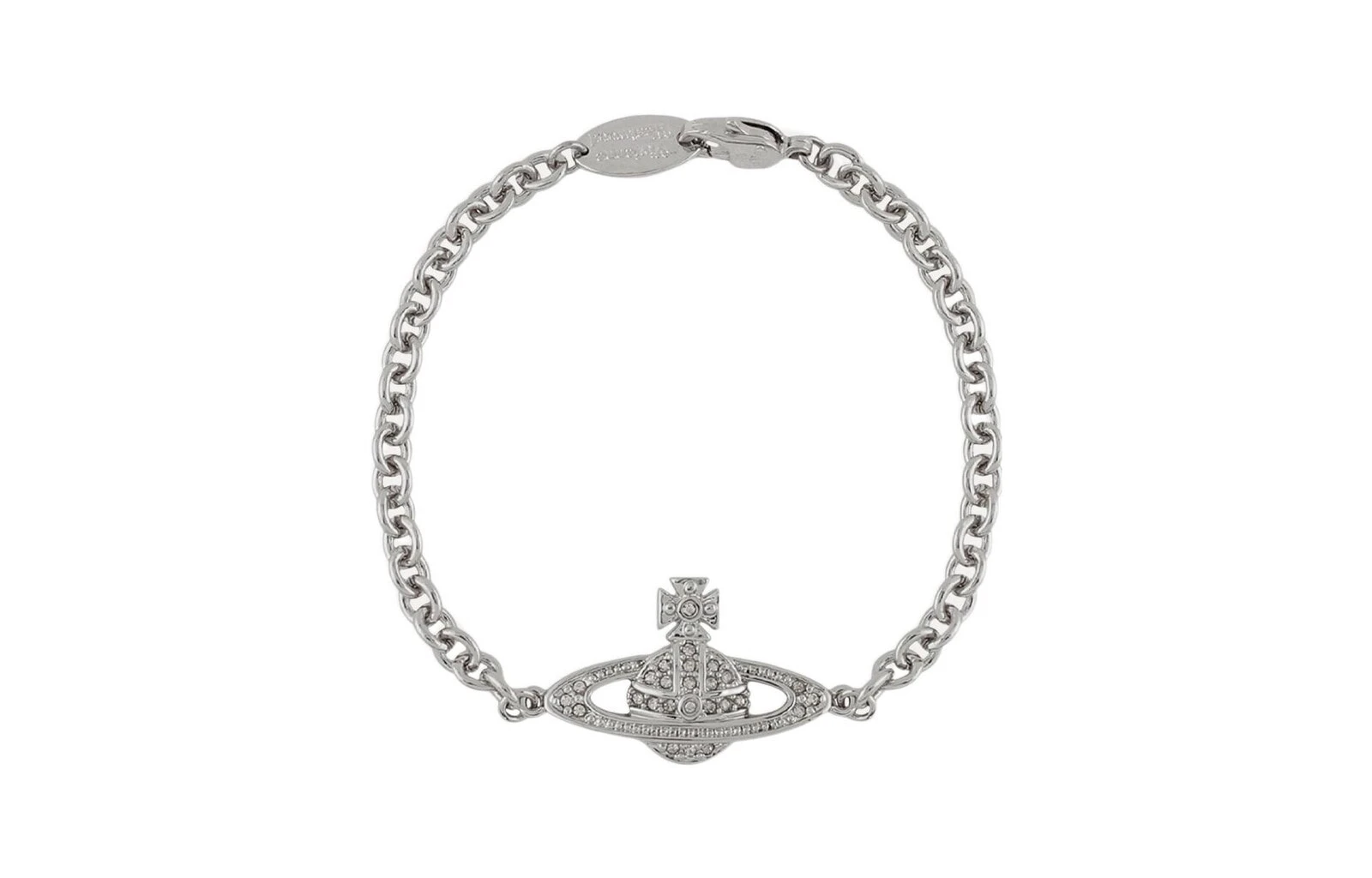 Vivienne Westwood Street Style Chain Logo Bracelet