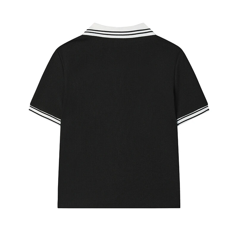 FILA TENNIS Polo Shirt Women's Jet Black BK