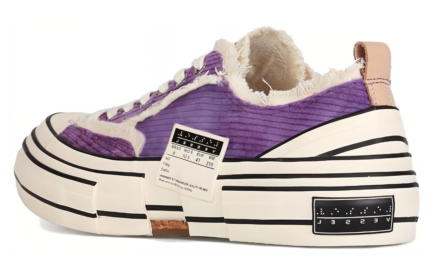 VESSEL Low top Canvas Shoes Unisex Purple