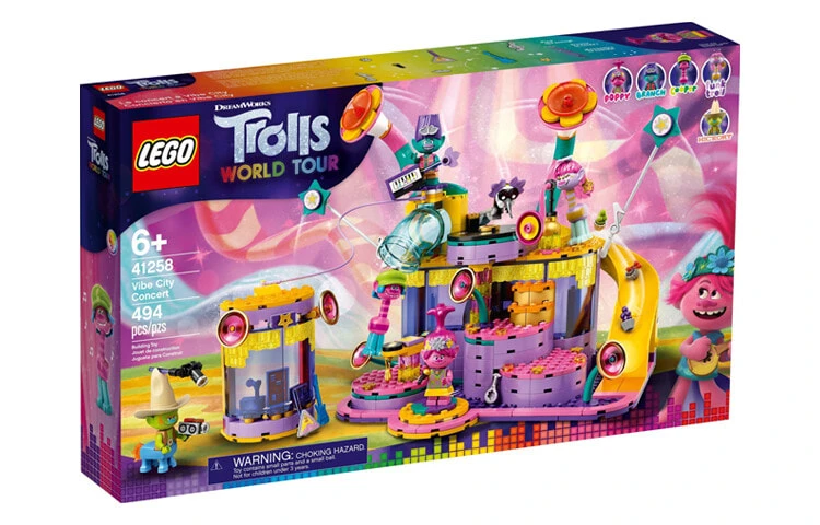 LEGO World Tour Vibe City Music Festival Plastic Building Blocks 494pcs 41258