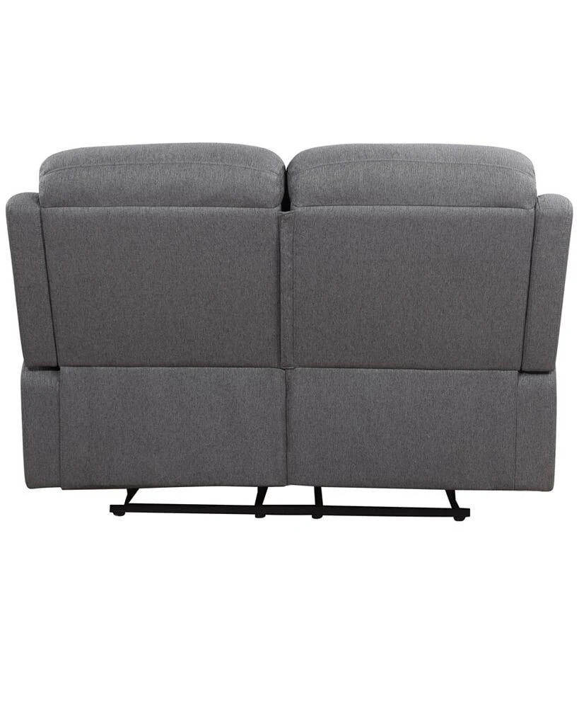 Abbyson Living fletcher 59.8" Stain-Resistant Polyester Reclining Loveseat