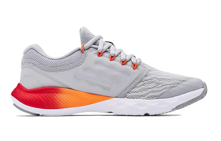 Under Armour Charged Vantage GS Low-Top Kids' Running Shoes Gray Orange Red Teenagers