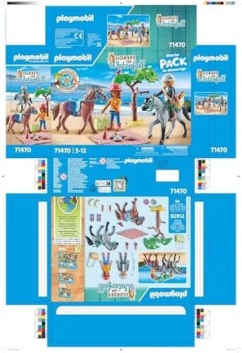 PLAYMOBIL Ausritt zum Strand mit Amelia und Ben Bau-Spiel