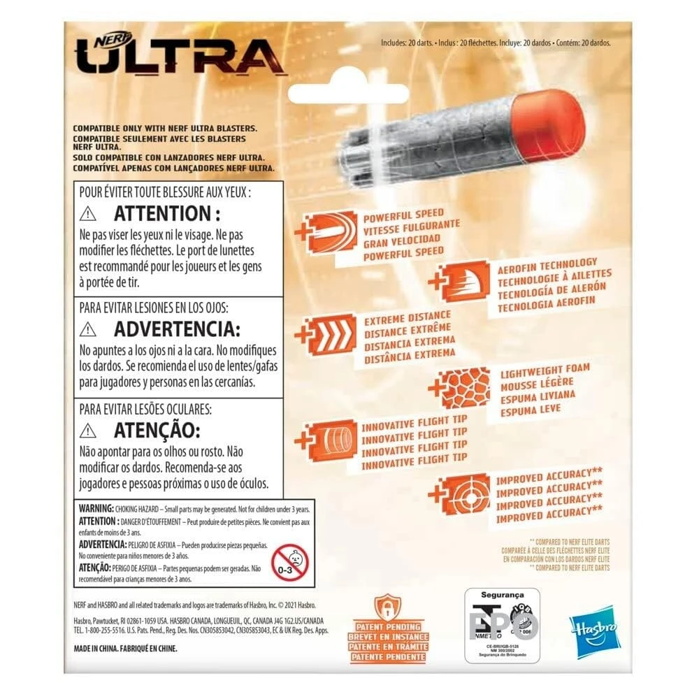HASBRO Ultra Darts 20 einheiten