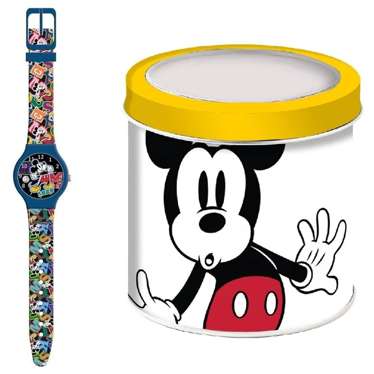 Infant's Watch Mickey Mouse MICKEY MOUSE - TIN BOX Ø 33 mm