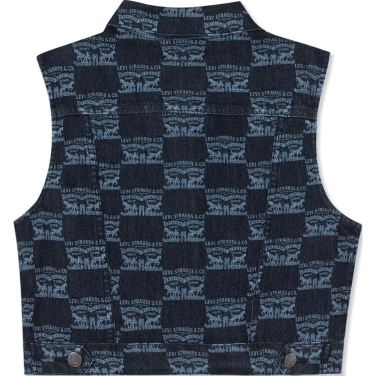 Levis Vests Women's Dark Blue