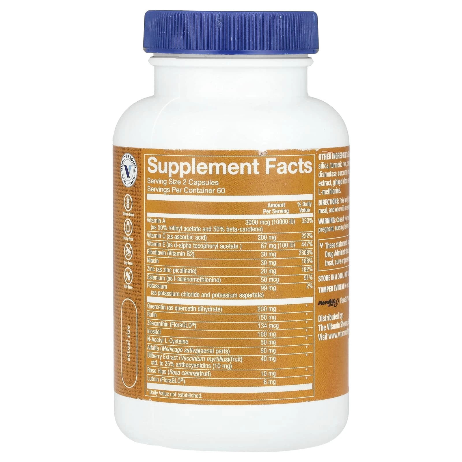 Opti-Vue with FloraGLO Lutein, 120 Capsules