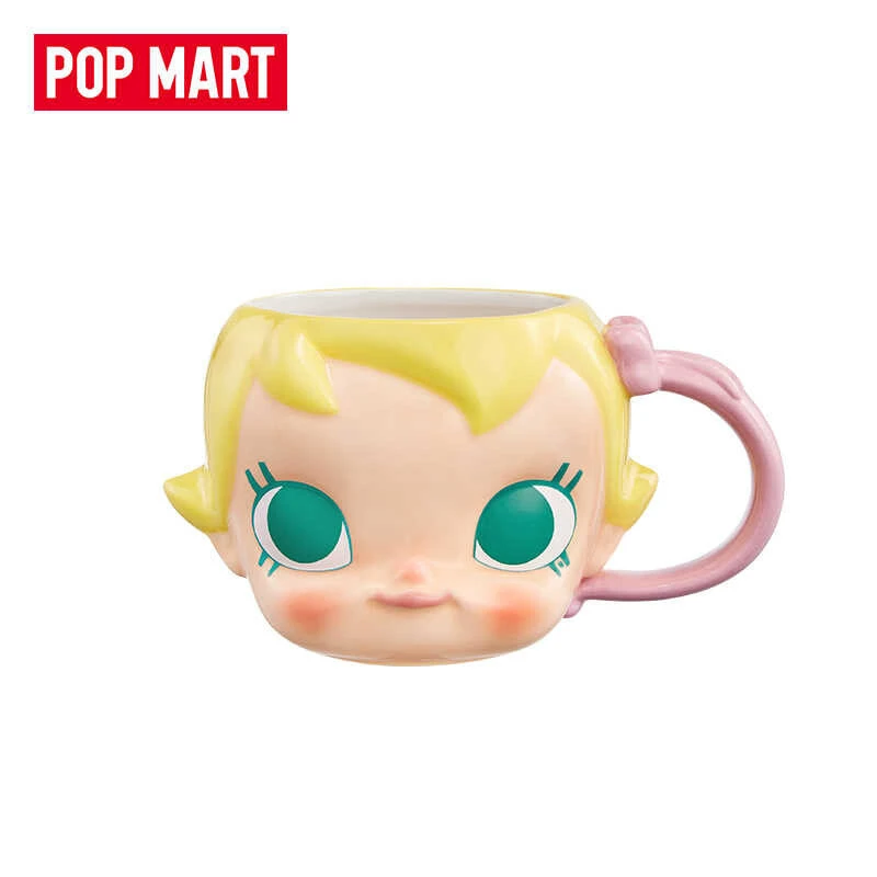 POP MART Baby Molly & Baby Tabby Series Big Head Ceramic Cup