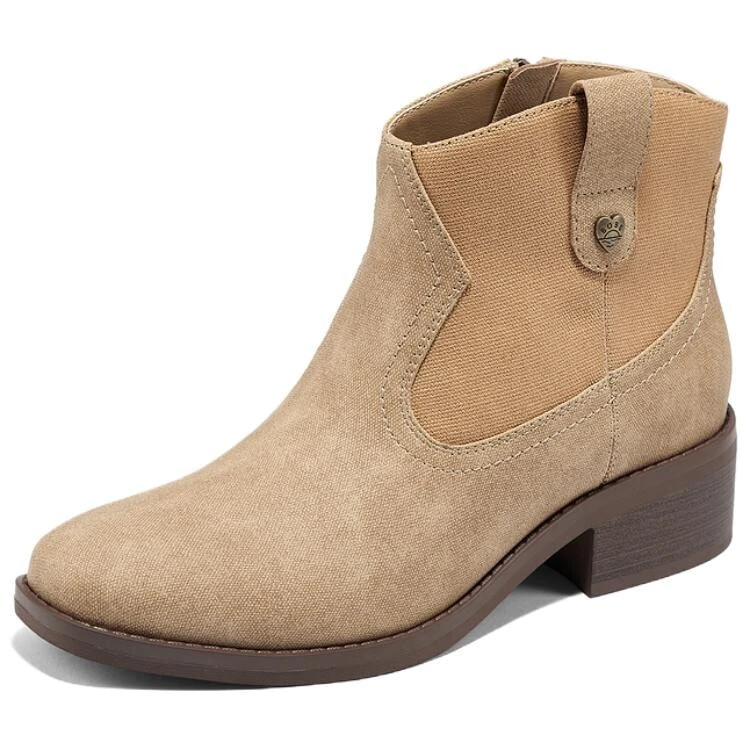 Skechers BOBS WOMENS Short Chelsea Boots Women's Tan