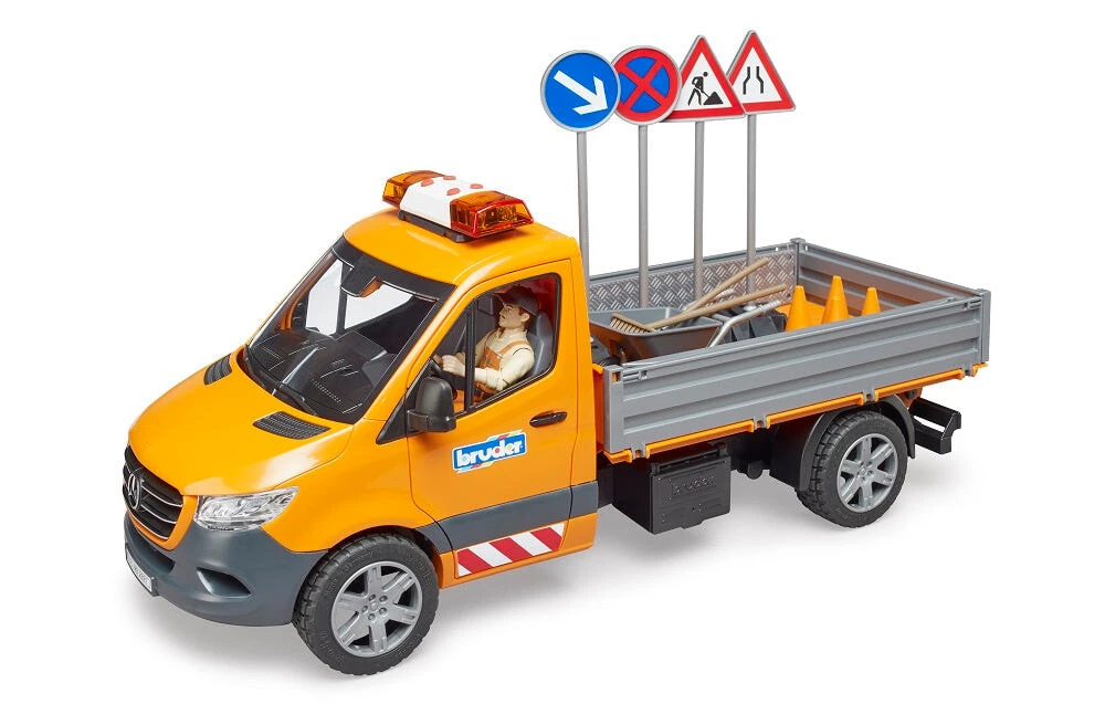 Bruder MB Sprinter Kommunal+Fahrer| L+S Modul und Zubeh?r